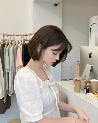 ショート ♡レイヤーボブ パーマ/うらら♡のヘアスタイル