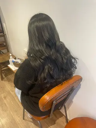 ロング カラー coco♡ 韓国hairのヘアスタイル