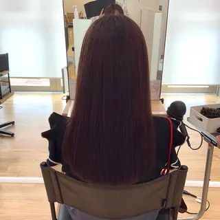 ロング カラー 髪質改善縮毛矯正 美容師✂️山崎竜二のヘアスタイル
