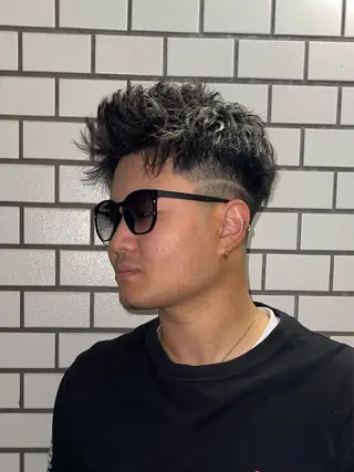 ショート パーマ 【再現性120%】 🔥龍也リュウヤ🔥のヘアスタイル