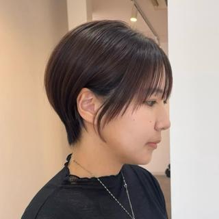 ショート カラー 内藤 陽平のヘアスタイル