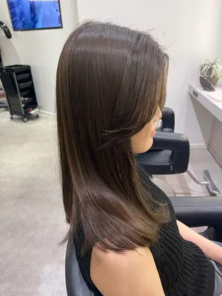 カラー パーマモデル募集堀本 夢来のヘアスタイル
