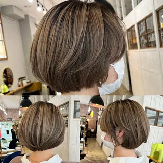 ショート 山口 真里亜のヘアスタイル