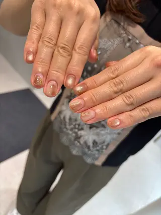 ネイル kanell⭐︎ ニュアンスネイルのネイルデザイン