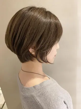 ショート カラー ヘアアレンジ ネイル マツエク・マツパ 夜23時まで予約🉑 reverieあきらのヘアスタイル
