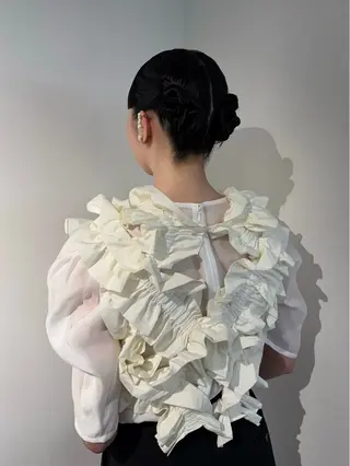 ロング カラー ヘアアレンジ mina 🌷のヘアスタイル