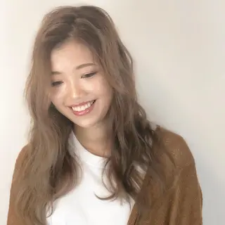 セミロング カラー ヘアアレンジ アンドウ ユウ/ レイヤーカット/韓国のヘアスタイル