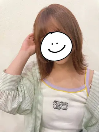 ミディアム 平田 一成のヘアスタイル