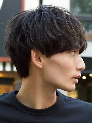 ショート パーマ メンズ メンズパーマ/矢場町 /NODE 下村透依のヘアスタイル