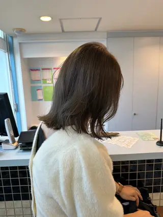 ミディアム 長嶋美奈/ 韓国風レイヤーカットのマツエク・マツパデザイン