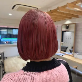 ショート カラー ヘアアレンジ 柳川瑠衣菜 EIGHT/新宿のヘアスタイル