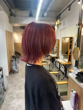 ミディアム カラー ヘアアレンジ 髪質改善縮毛矯正/ エクステ/ひふみ🌛のヘアスタイル
