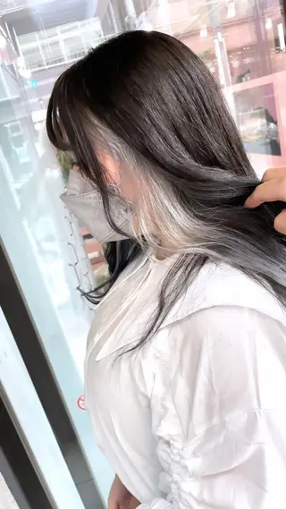 ミディアム カラー 町田ブリーチ特化 MANATOのヘアスタイル