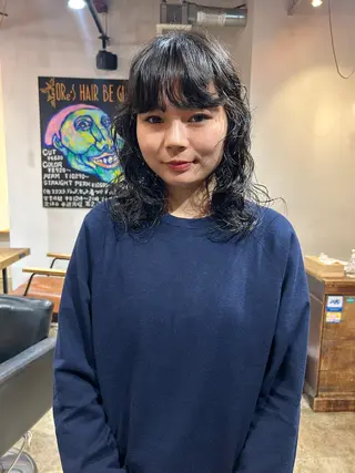 パーマ ORe'S HAIR BE　GLaDまなみのヘアスタイル