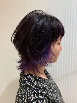 ミディアム 藤森 希美のヘアスタイル