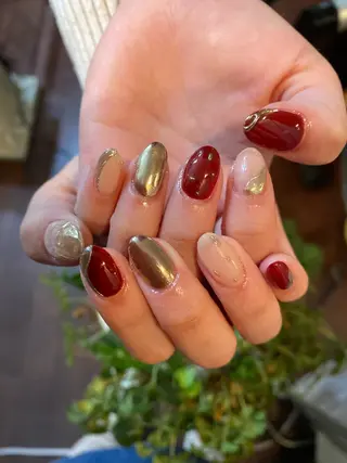 ネイル crystal ⭐︎ colorのネイルデザイン