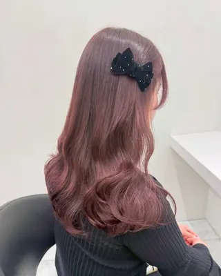 ロング カラー ハイトーンカラー💞 くるみ🎀のヘアスタイル