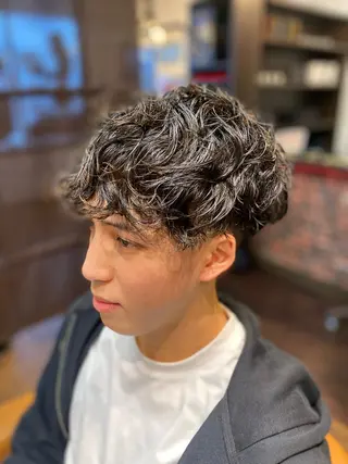 パーマ 【メンズパーマ】 山下勝勲のヘアスタイル
