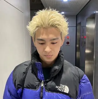 ショート カラー パーマ メンズ 🔥メンズ 特化🔥菊水皐暉🔥のヘアスタイル
