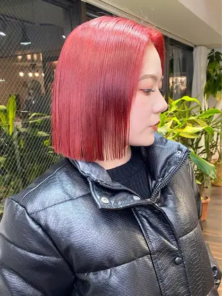 ミディアム カラー ヘアアレンジ レイヤーカット×髪質 改善🇰🇷シオリのヘアスタイル