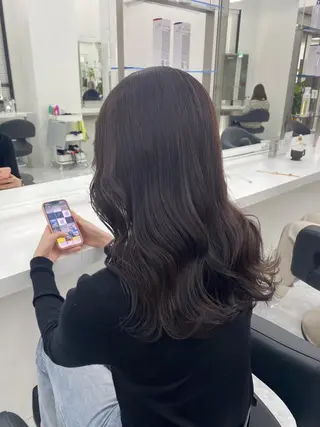 カラー *うる艶カラー🤍 福岡モデル募集🤍のヘアスタイル
