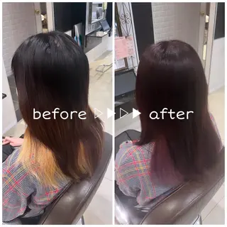 カラー juri / 韓国ヘアのヘアスタイル