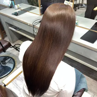 ロング カラー 箕輪 愛瑚のヘアスタイル