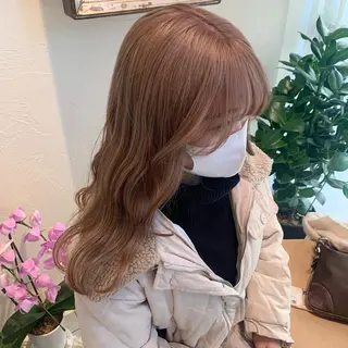 セミロング 柳川沙羅 🌿透明感カラーのヘアスタイル