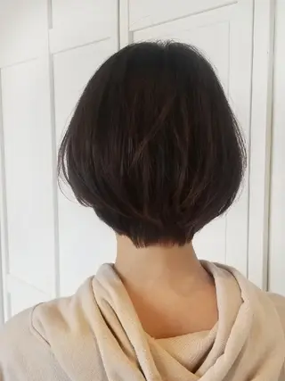 ショート ばんの かすみのヘアスタイル