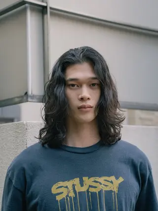 セミロング カラー パーマ メンズ 🔗メンズサロン🔗 Kieのヘアスタイル