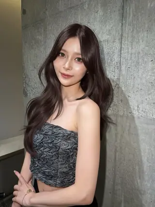 ロング ワンホン🎀韓国ヘア 💞渋谷/GAKUのヘアスタイル