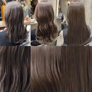 カラー 透明感カラー🌿 グレージュ🐺陽介のヘアスタイル
