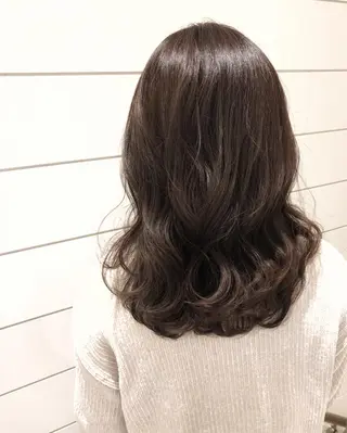 セミロング 🍊新宿南口🍊 ERINAのヘアスタイル