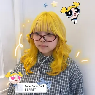 セミロング カラー レイヤー sala 推しカラー職人🎀のヘアスタイル