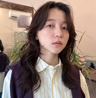 セミロング カラー 🐏nao /レイヤーカット🐏のヘアスタイル