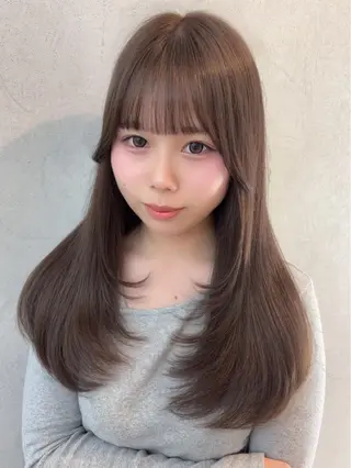 ロング カラー 🎀asumi🍓 ハイトーン🎀のヘアスタイル