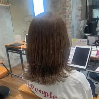 ミディアム 🧡くびれヘア/前髪 顔周り🧡久原結衣のヘアスタイル