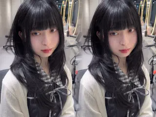 ロング 村上 大武のヘアスタイル