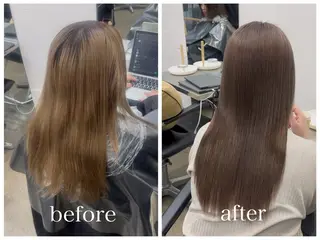 ロング カラー 新宿 似合わせカラー HINAのヘアスタイル