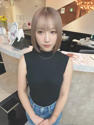 ショート カラー りん 🎀韓国スタイルのヘアスタイル