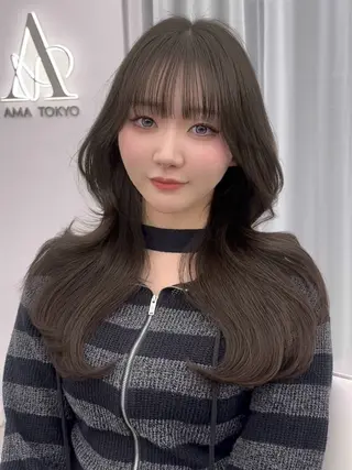 ロング 本田 翔のヘアスタイル