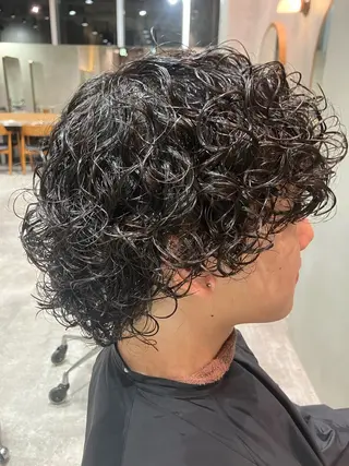 パーマ 八十川 佑斗のヘアスタイル
