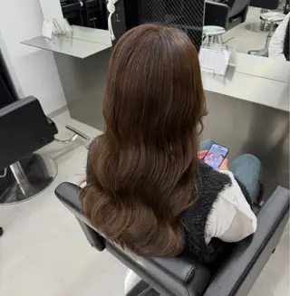 ロング カラー Lapis 福岡大名 AIのヘアスタイル