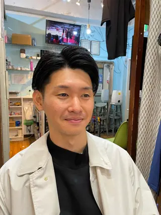 ミディアム ヘアアレンジ メンズ Kamiya's TOKYO 安孫子のヘアスタイル