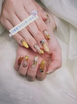 ネイル ラベンダー💖日暮里 ルル💖ネイルのネイルデザイン