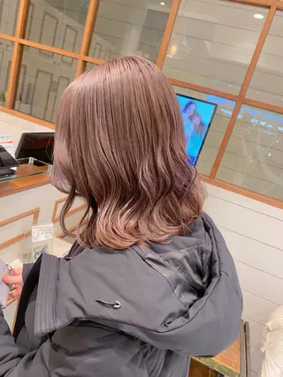 ミディアム カラー 美髪ヘア💛 TOMOMIのヘアスタイル