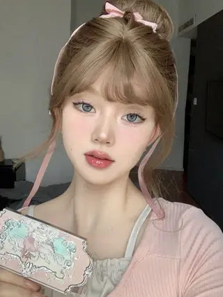 ロング カラー カットパーマモデル 募集🎀SHIONEのヘアスタイル
