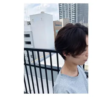 ショート パーマ 髪質改善/顔まわり 石原のヘアスタイル