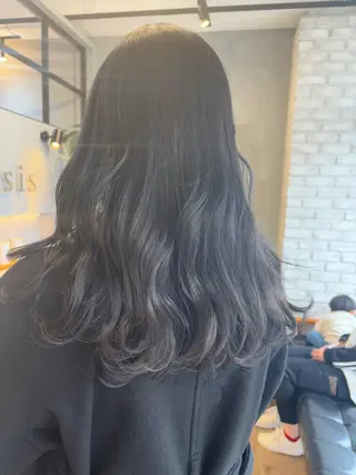 ロング 迫 裕美のヘアスタイル