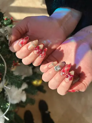 ネイル FOINAIL 🎀長さだし🎀のネイルデザイン